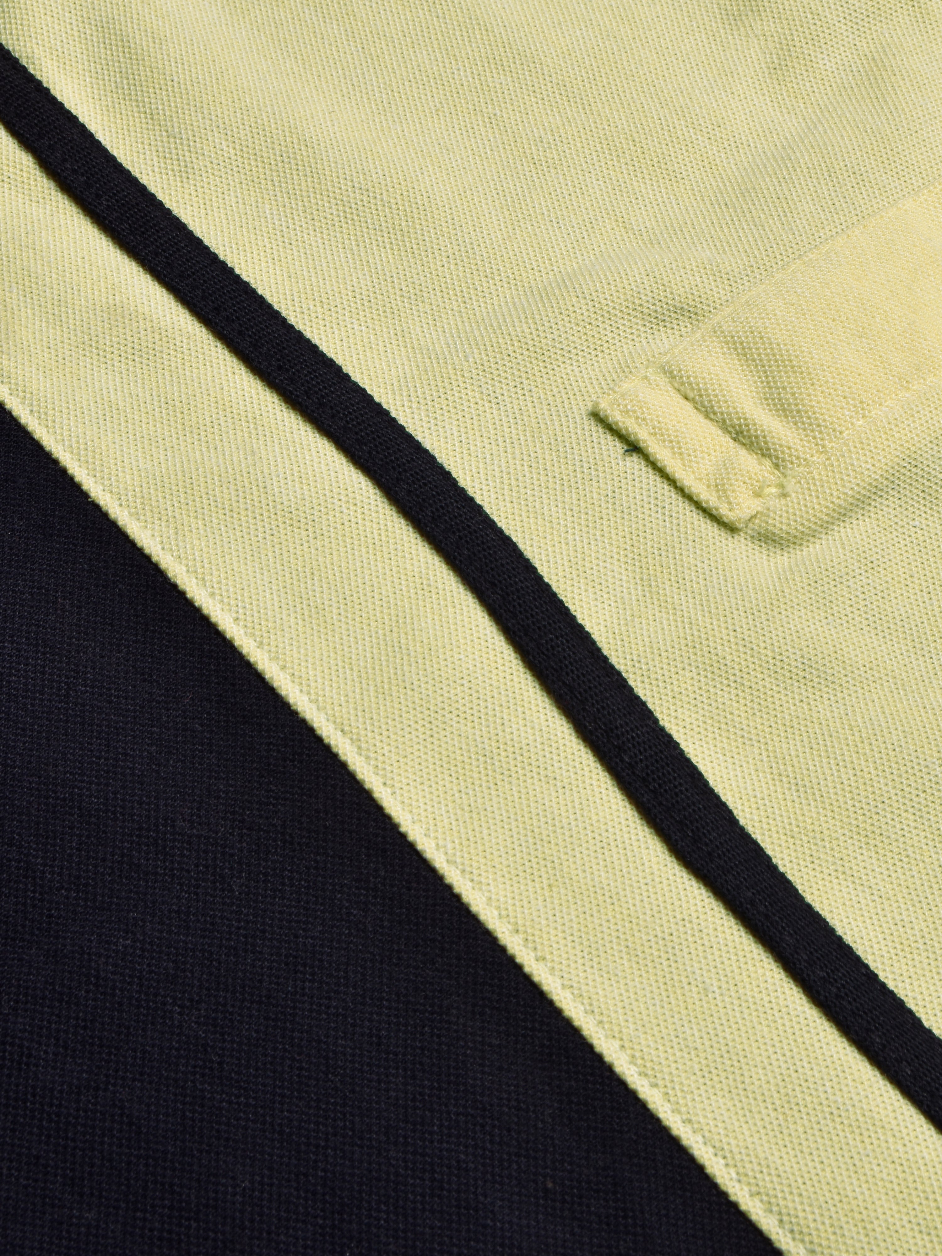 LV Summer Polo Shirt For Men-Dark Navy with Yellow & Green-SP1592/RT2383