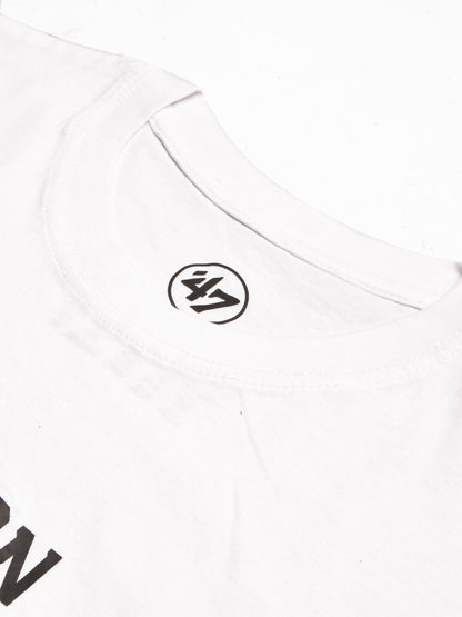 47 Single Jersey Crew Neck Tee Shirt For Men-White with Print-SP1651/RT2391