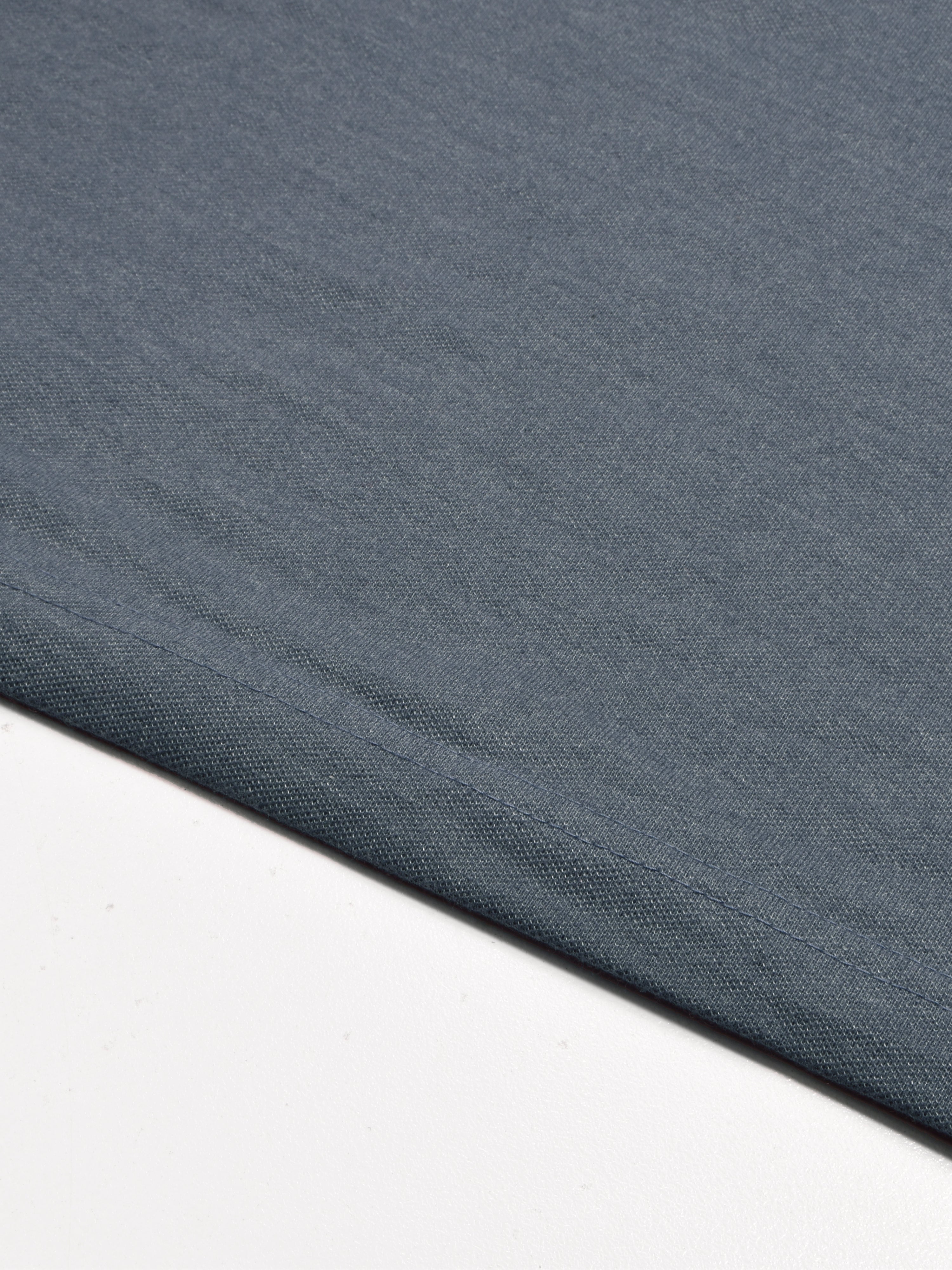 NXT Summer Polo Shirt For Men-Slate Blue Melange with Purple & Pink Stripe-SP1448/RT2336