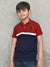 USPA Half Sleeve P.Q Polo Shirt For Kids-Red & Navy-RT1931