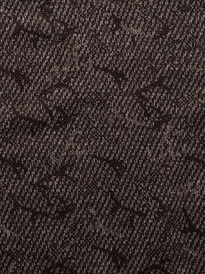 Louis Vicaci Full Sleeve Wool Sweatshirt For Men-Brown Melange-BE263/BR1068