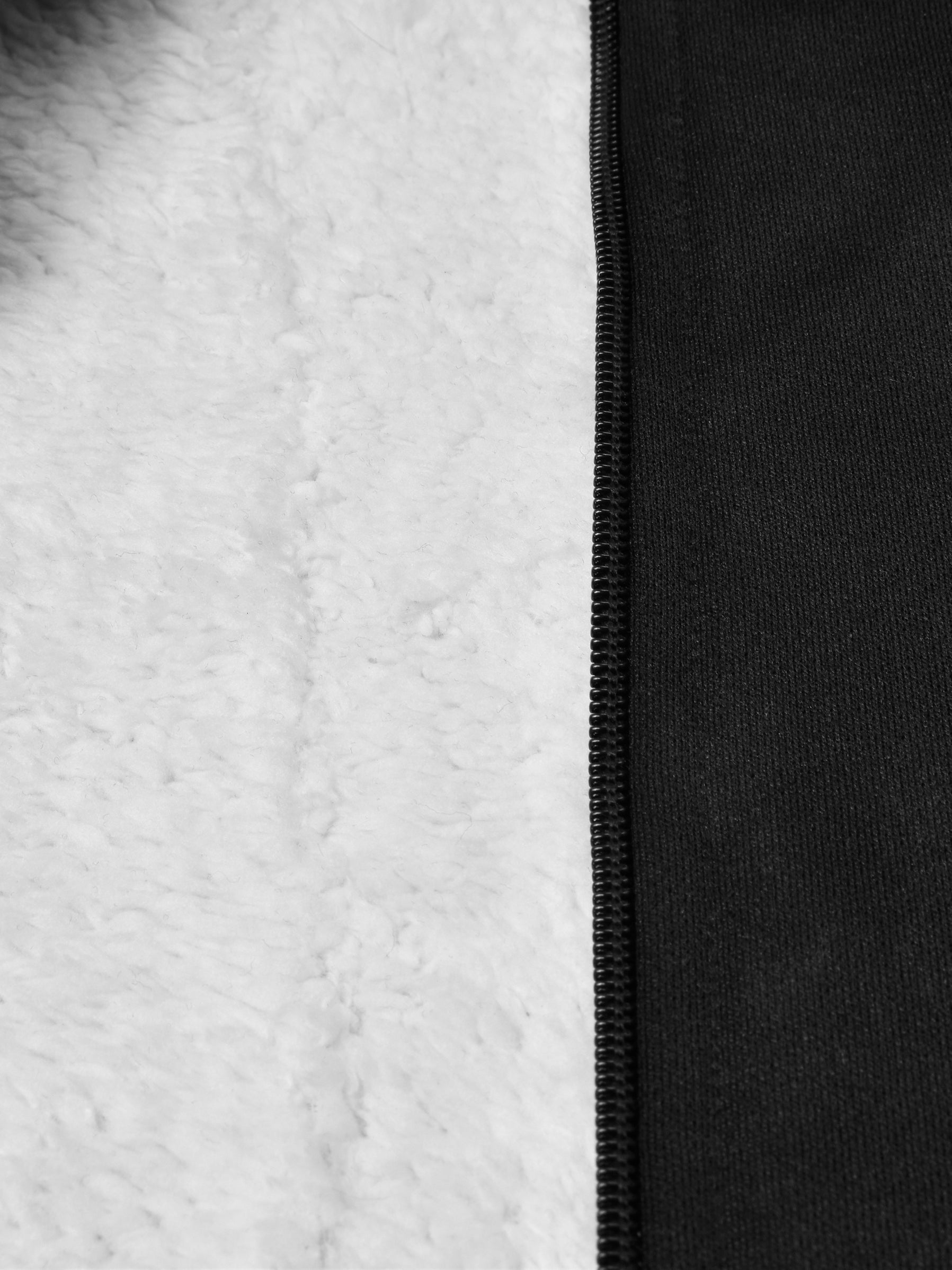 Louis Vicaci Zipper Fur Bomber Jacket For Men-Black-BE209/BR1010