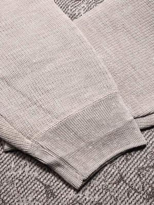 Louis Vicaci Full Sleeve Wool Sweatshirt For Men-Skin Melange-BE264/BR1069