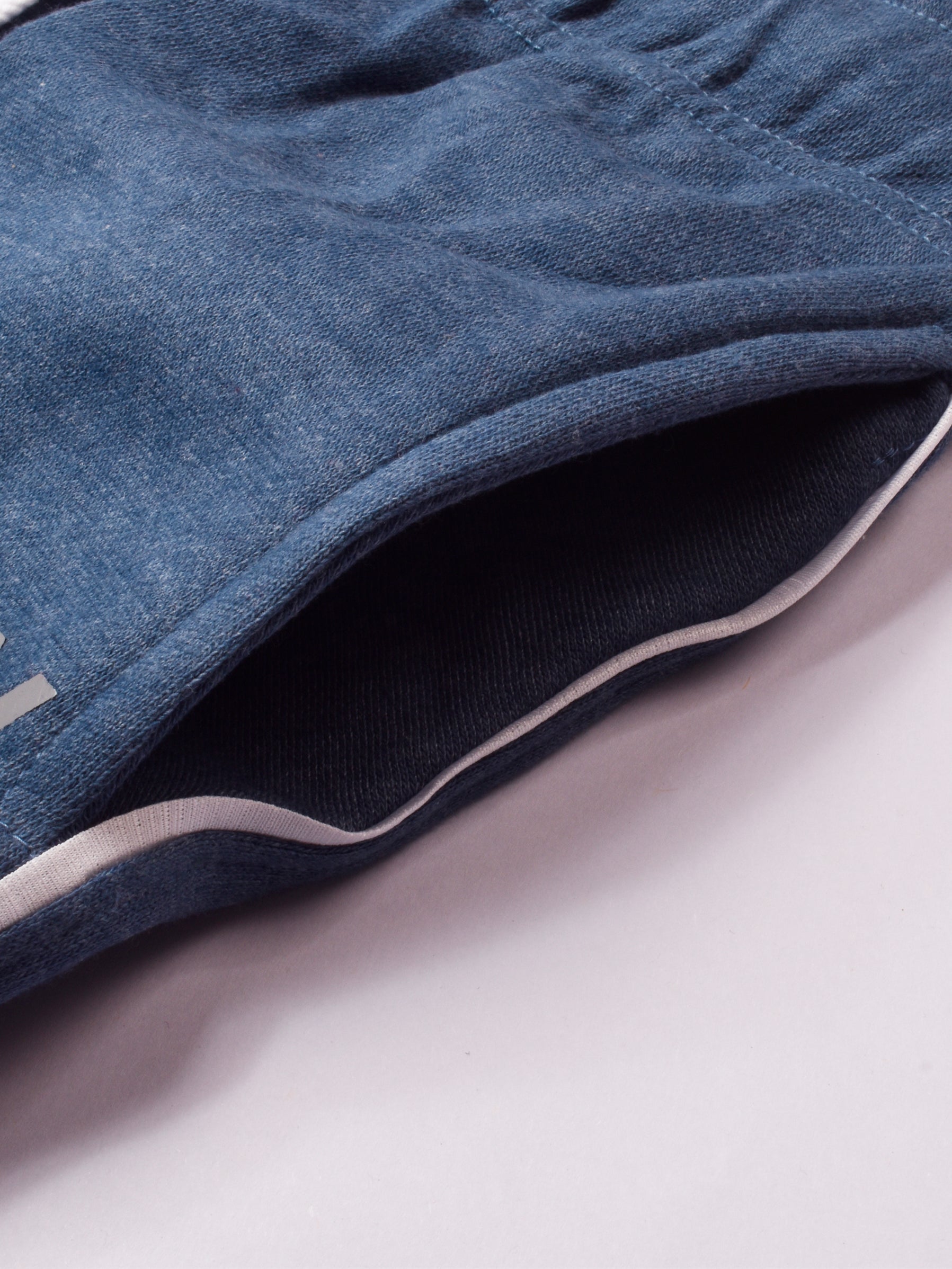 Louis Vicaci Fleece Zipper Tracksuit For Men-Blue Melange-RT1382