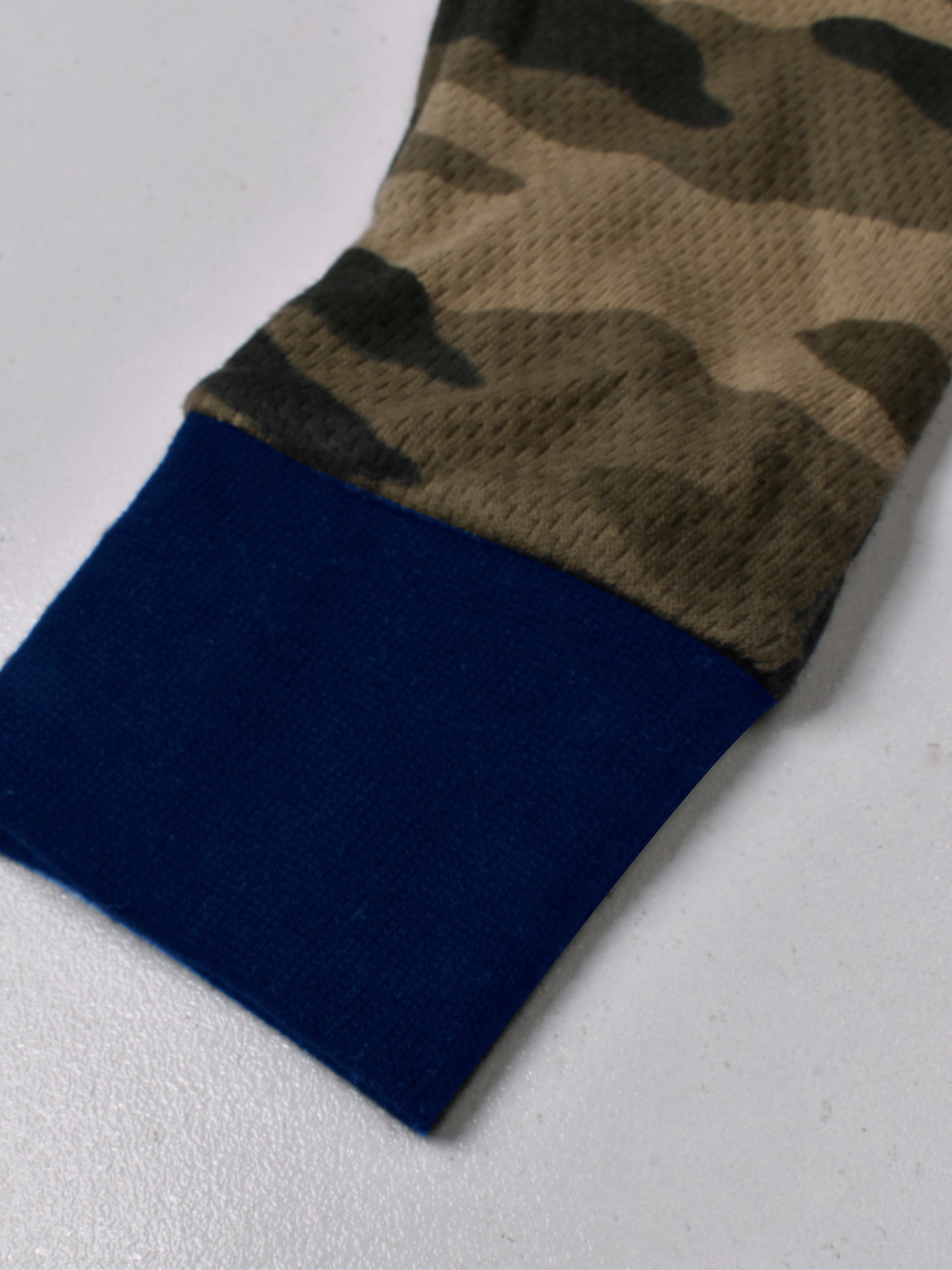 Red Pearl Ribb Slim Fit Jogger Trouser For Kids-Allover Camouflage-SP878/R2166
