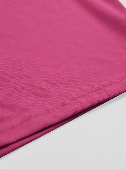 HB Summer P.Q Polo Shirt For Kids-Pink White & Dark Navy-SP1698