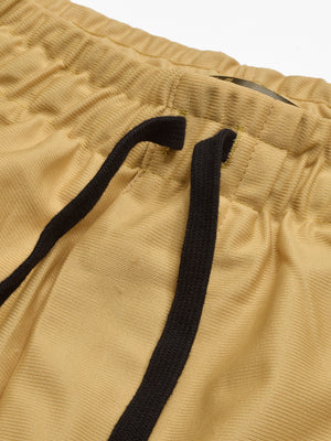 Louis Vicaci Slim Fit Active Wear Trouser For Men-Yellow lining with Black & White Stripes-SP2672/RT2533