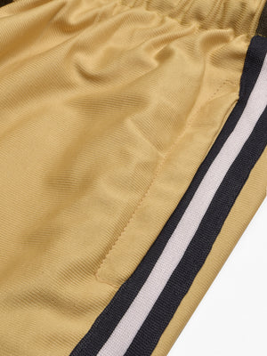 Louis Vicaci Slim Fit Active Wear Trouser For Men-Yellow lining with Black & White Stripes-SP2672/RT2533