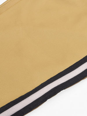 Louis Vicaci Slim Fit Active Wear Trouser For Men-Yellow lining with Black & White Stripes-SP2672/RT2533