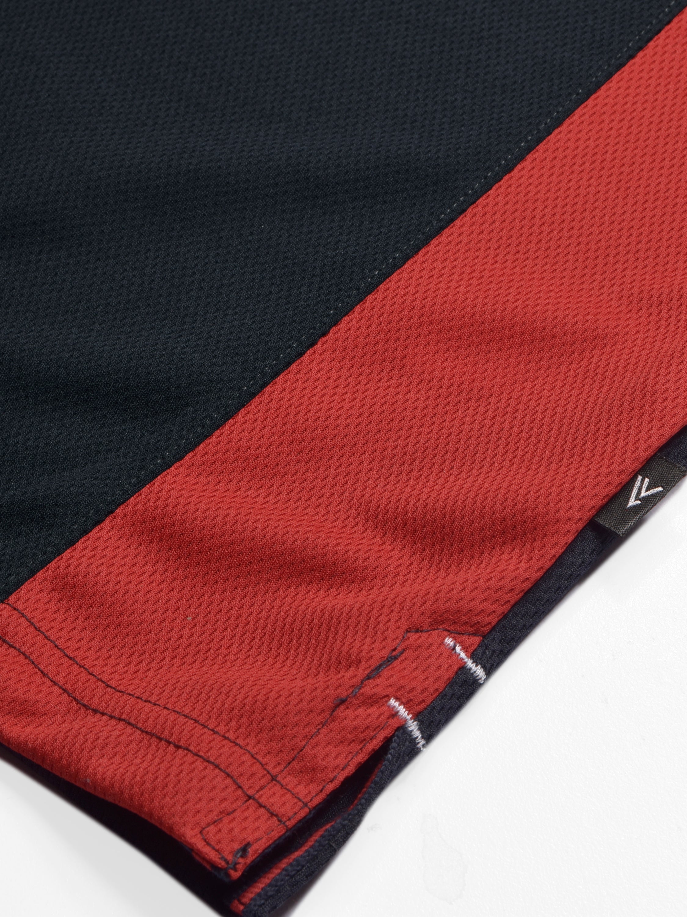 LV Summer Active Wear Polo Shirt For Men-Navy with Red & White Panel-SP2652/RT2530