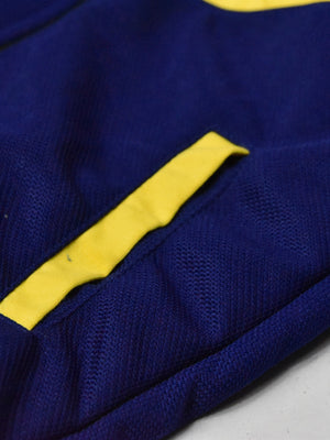 Mango Stylish Inner Fur Zipper Hoodie For Kids-Yellow & Royal Blue-BE153/BR964
