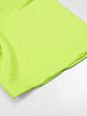 Architect Single Jersey Crew Neck Tee Shirt For Men-Lime Green-SP1919