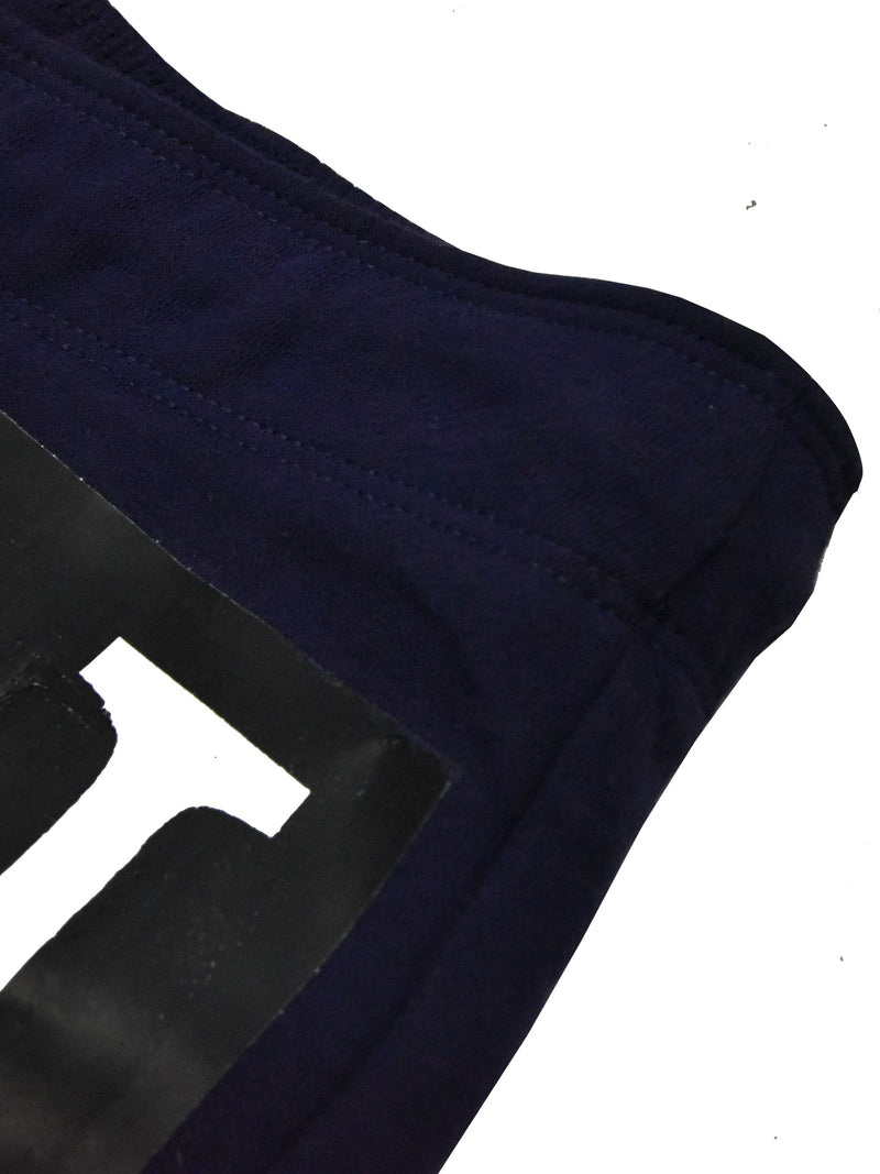 Nyc Polo Fleece Gathering Bottom Capri For Ladies-Dark Purple-SP2001