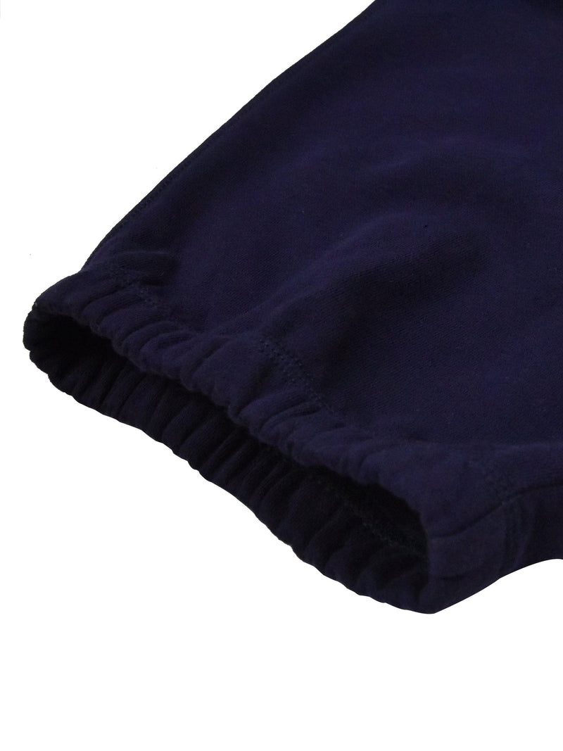 Nyc Polo Fleece Gathering Bottom Capri For Ladies-Dark Purple-SP2001