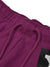 NK Fleece Gathering Bottom Capri For Ladies-Magenta-SP5613