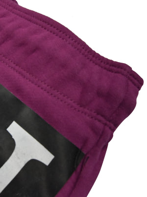 NK Fleece Gathering Bottom Capri For Ladies-Magenta-SP5613