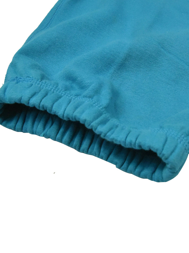 Nyc Polo Fleece Gathering Bottom Capri For Ladies-Sky Blue-SP2006/RT2503