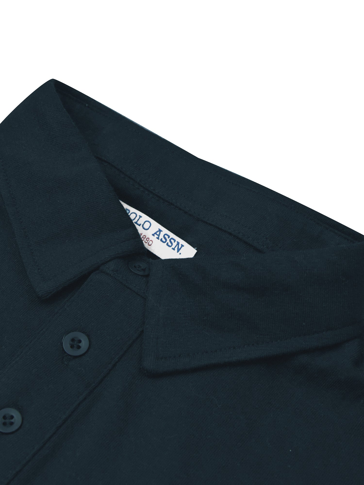 Uspa Long Sleeve Polo Shirt For Men-Navy & Grey-RT720