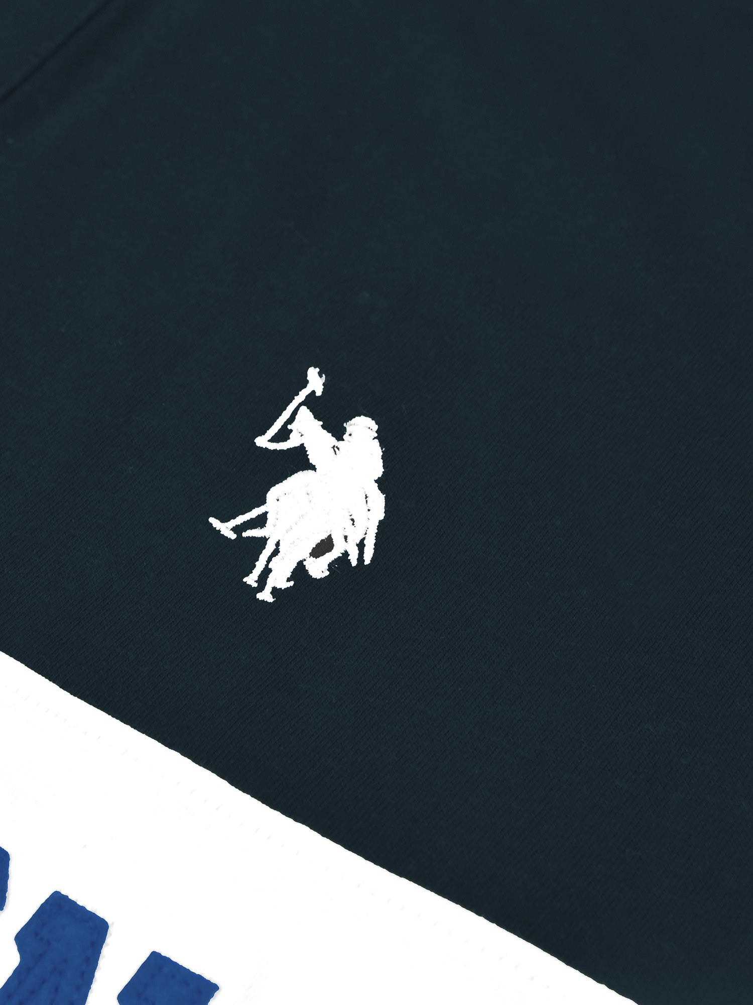 Uspa Long Sleeve Polo Shirt For Men-Navy & Grey-RT720