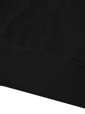NK Terry Fleece Dri Sleeve Sweatshirt For Ladies-Black-SP703