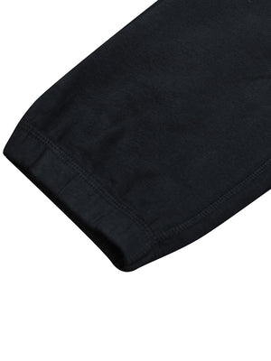 Slazenger Fleece Trouser For Men-Black with Golden Panel-BE2299/BR14122