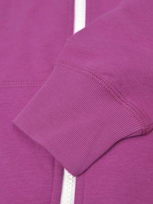 NK Fleece Zipper Hoodie For Men-Magenta-SP6224/SP52