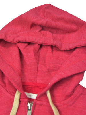 NK Terry Fleece Zipper Hoodie For Men-Pink Melange-SP470