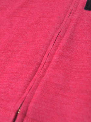 NK Terry Fleece Zipper Hoodie For Men-Pink Melange-SP470
