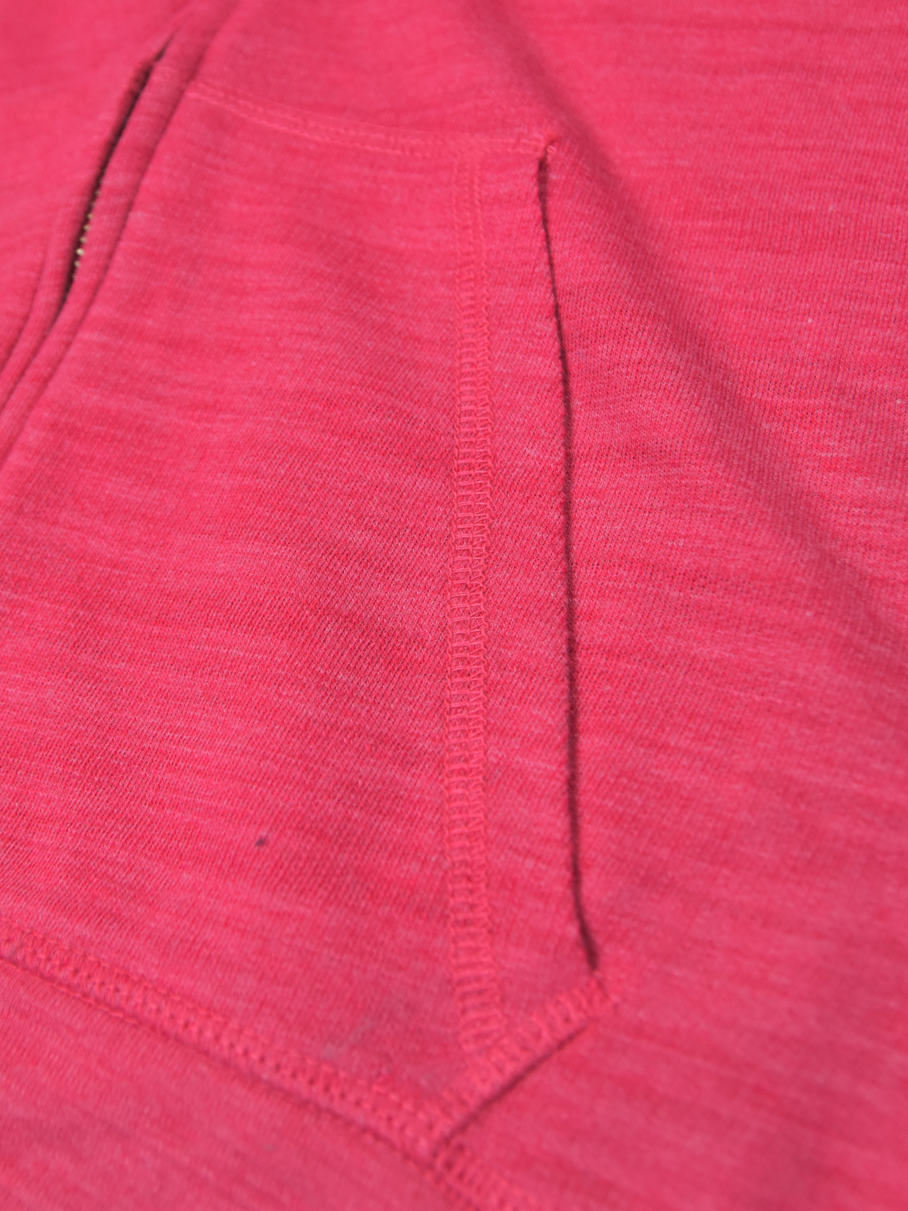 NK Terry Fleece Zipper Hoodie For Men-Pink Melange-SP470
