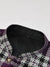 Classic Jute Almond Traditional Waistcoat For Men-Purple Chek-RT413/SP23