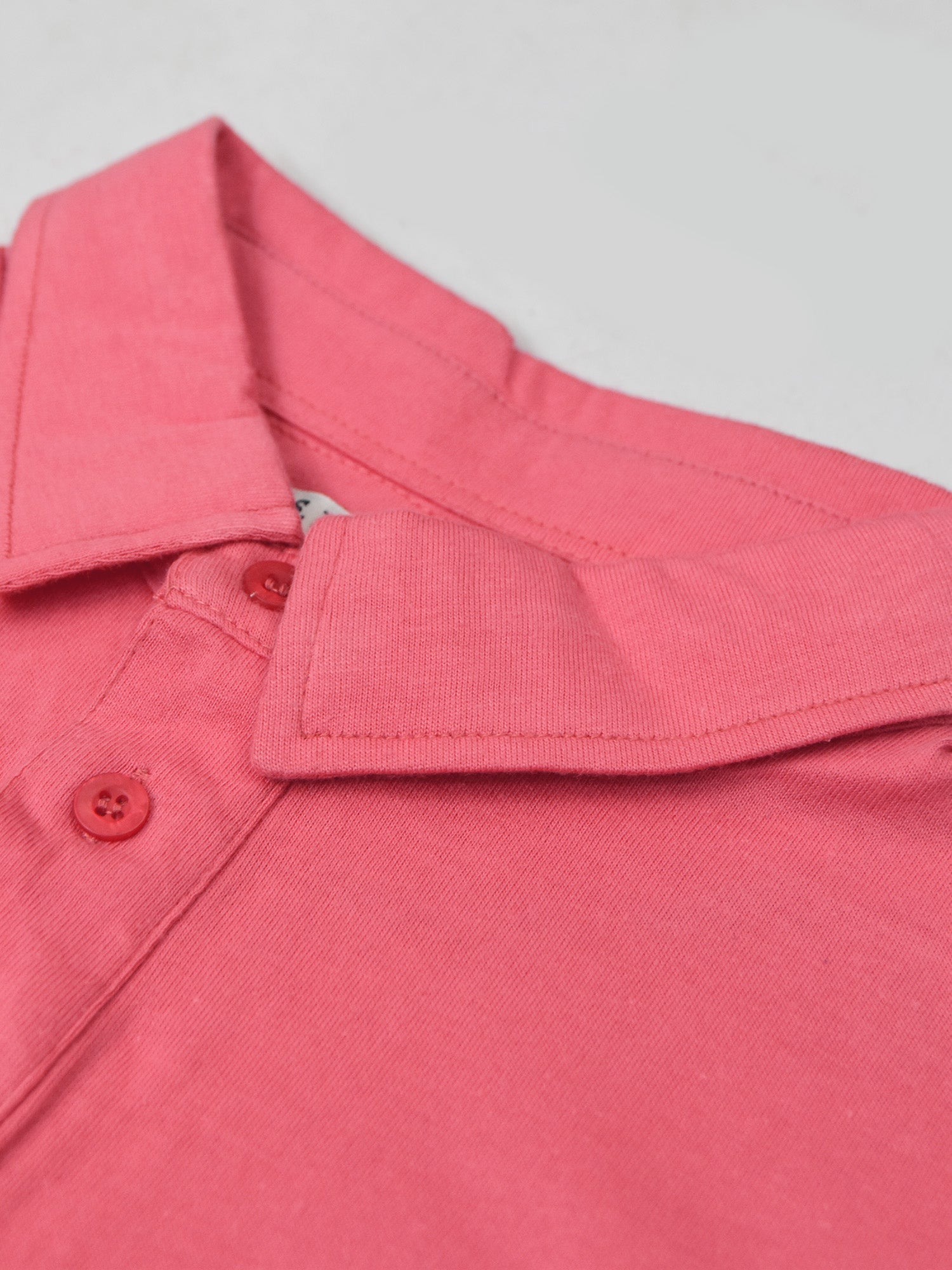 U.S.P.A Long Sleeve Polo Shirt For Men-Pink & Navy-BE16870
