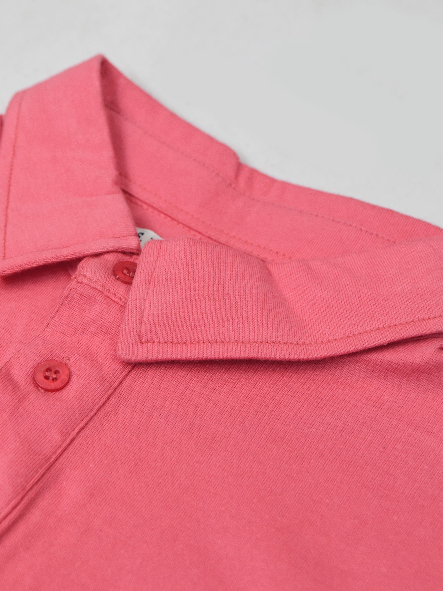 U.S.P.A Long Sleeve Polo Shirt For Men-Pink & Navy-BE16870