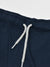 Summer Single Jersey Slim Fit Trouser For Men-Navy With Smoke White Pannel-SP121