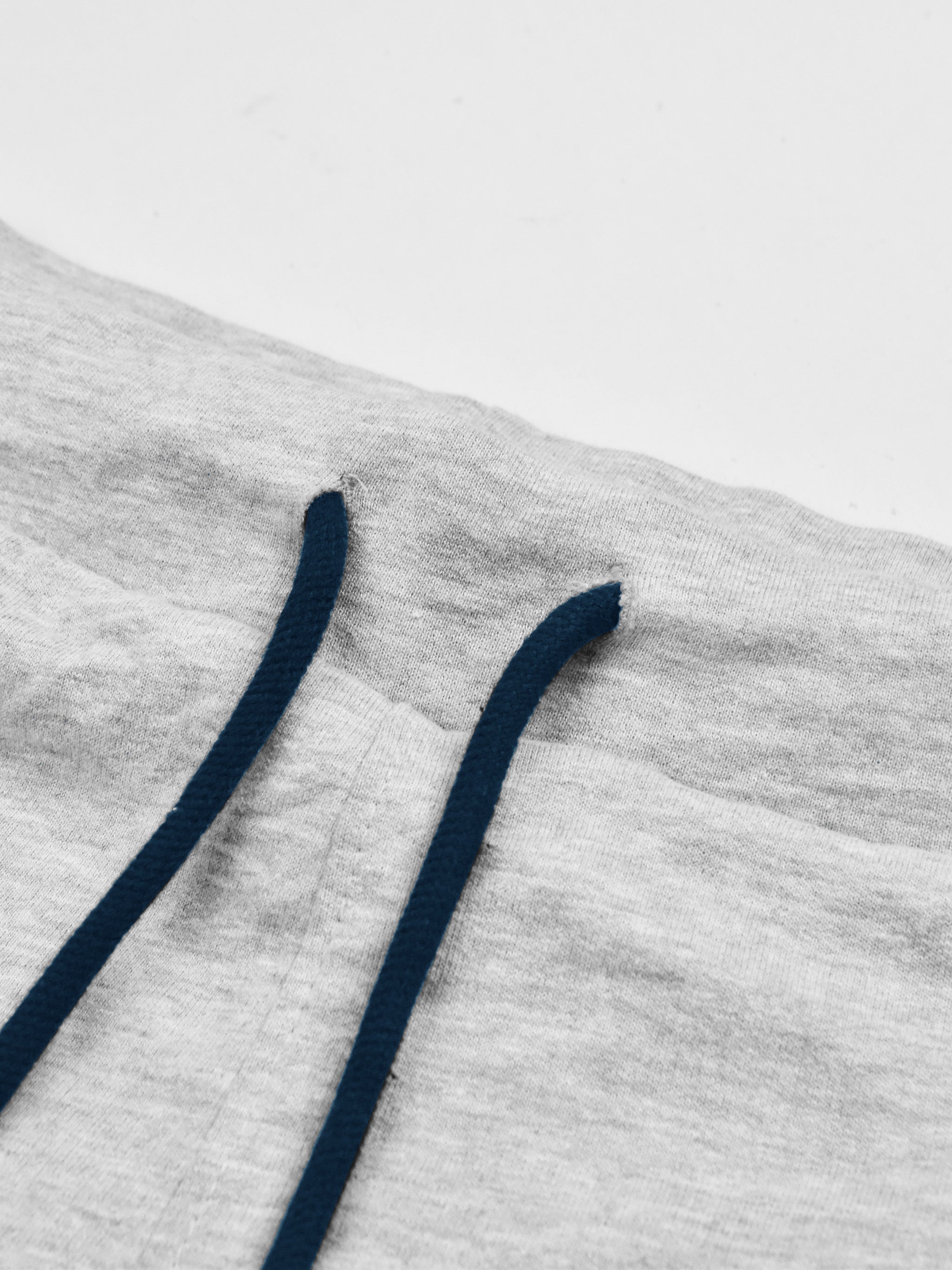 Summer Jersey Terry Slim Fit Short For Kids-Grey Melange with Navy Stripes-RT2474