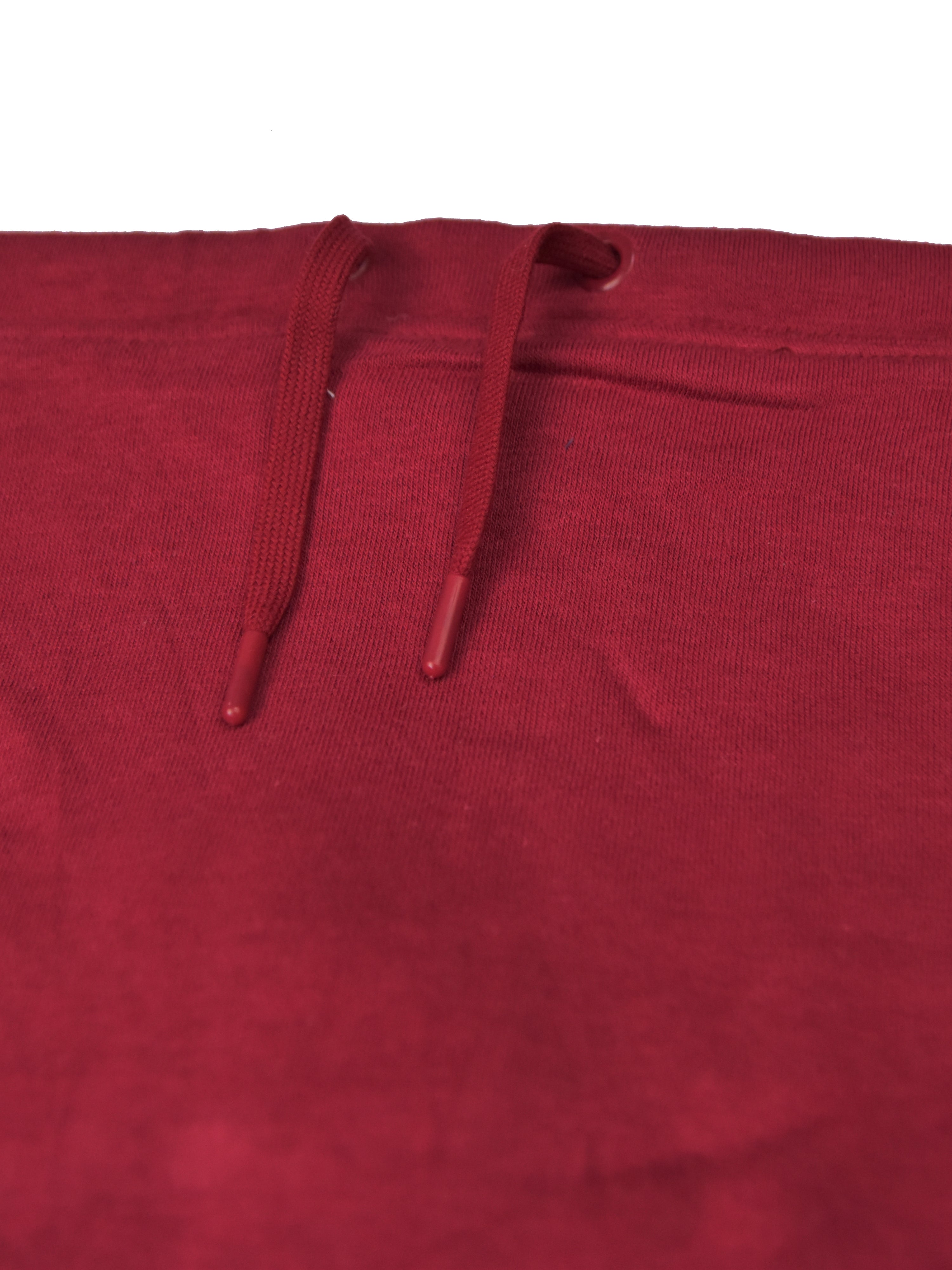 NK Fleece Cowl Neck Sleeveless Hoodie For Men-Maroon-SP334/RT2135