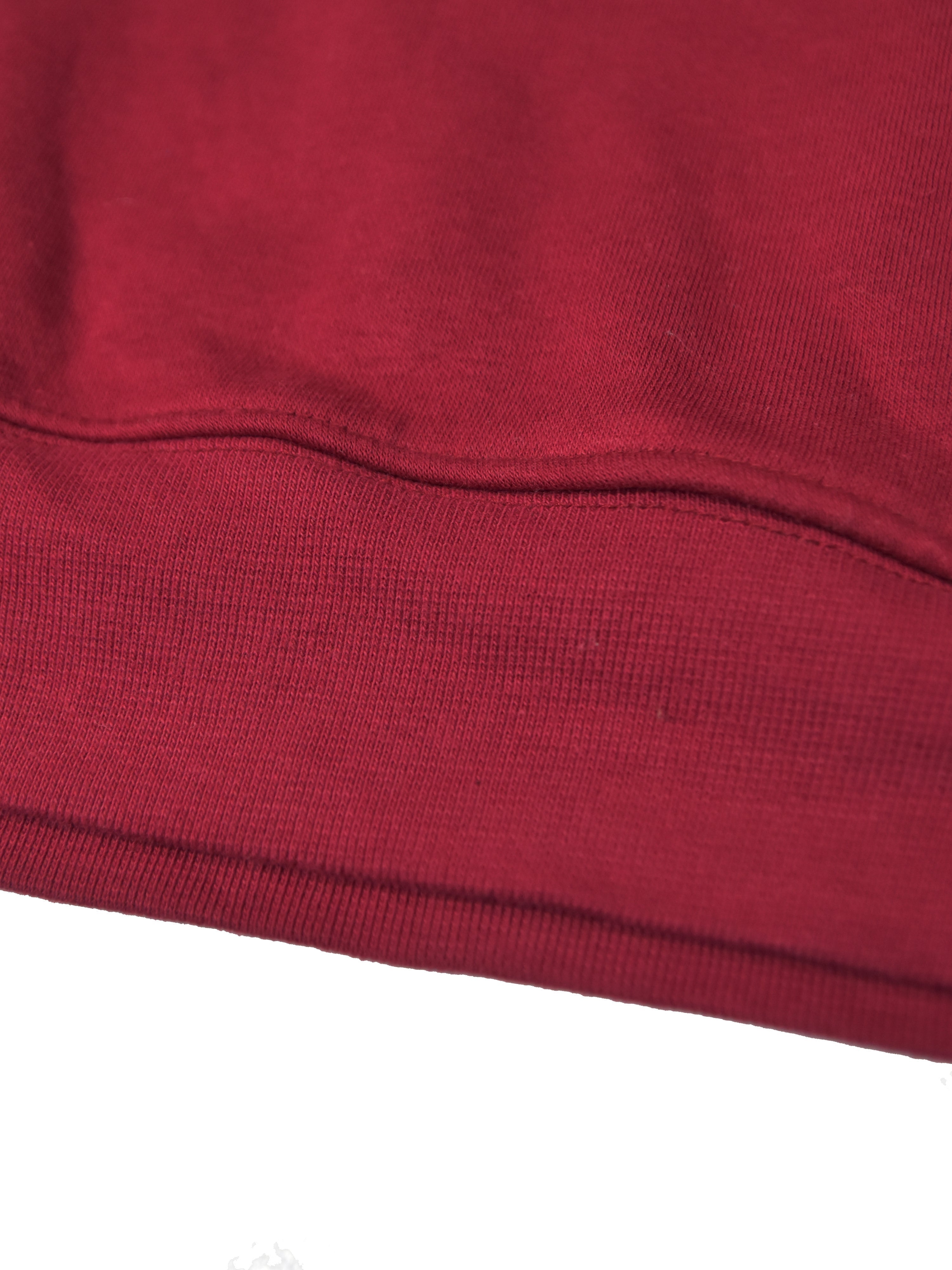 NK Fleece Cowl Neck Sleeveless Hoodie For Men-Maroon-SP334/RT2135