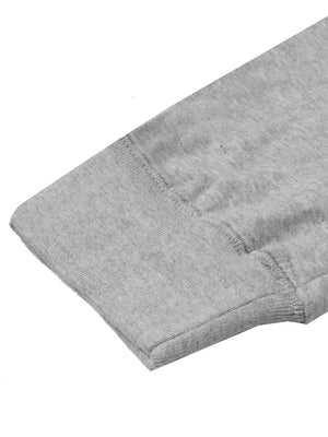 NK Fleece Slim Fit Trouser For Ladies-Grey Melange-SP531/RT2147