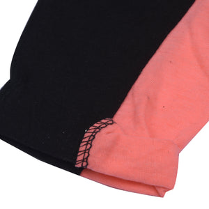 Next Slim Fit Jogger Trouser For Kids-Black with Dark Grey & Laim Pink Panels-SP2595