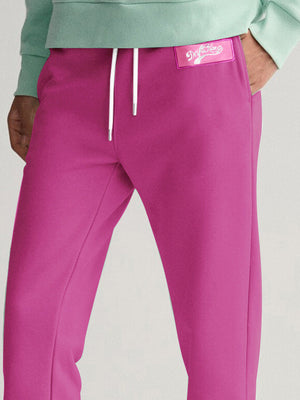 Drift King Regular Fit Fleece Jogger Trouser For Men-Magenta-BE2849