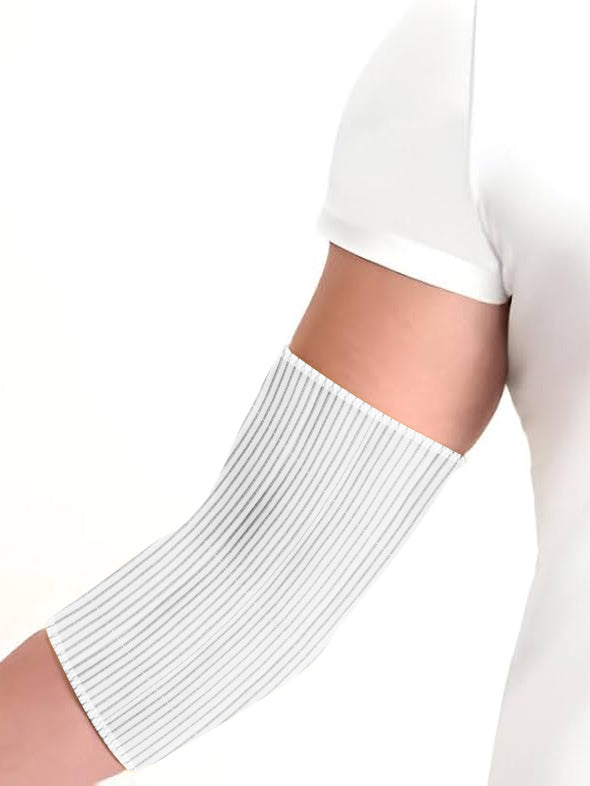 Elbow Healing Protection Workout Pair Pads-White-LV519