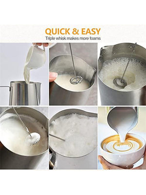 Electric Mini Milk, Coffee & Cream Mixer-BR13802