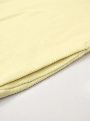 Fat Face Fleece Zipper Hoodie For Men-Light Yellow-BE07