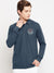 Louis Vicaci Long Sleeve P.Q Polo Shirt For Men-Light Navy-SP1743