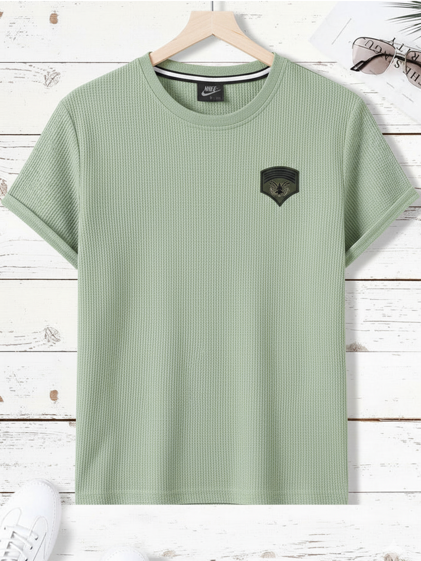 NK Thermal Under Jacket Half Sleeve Shirt For Men-Light Green-NKTS01