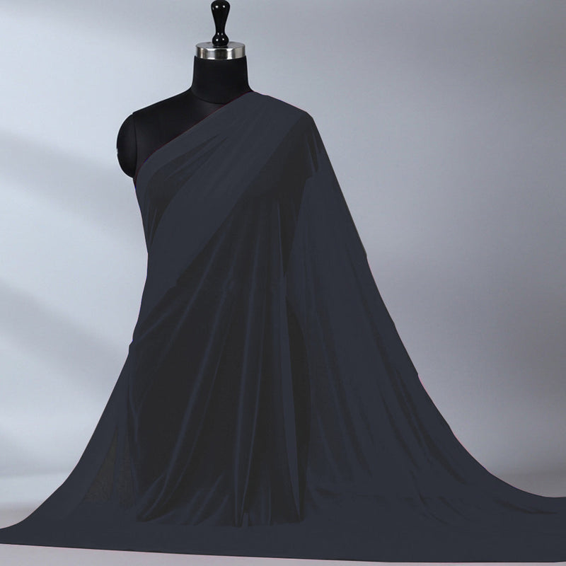 Imported Net Dupatta-Dark Grey