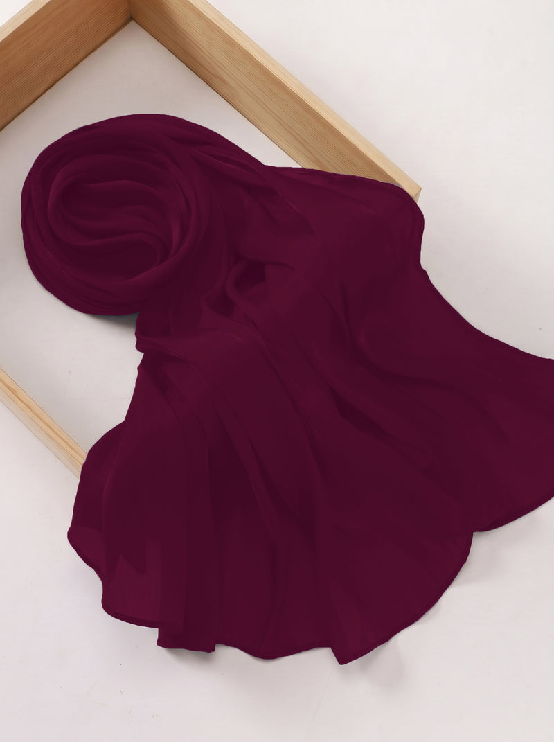Imported Net Dupatta-Light Indigo