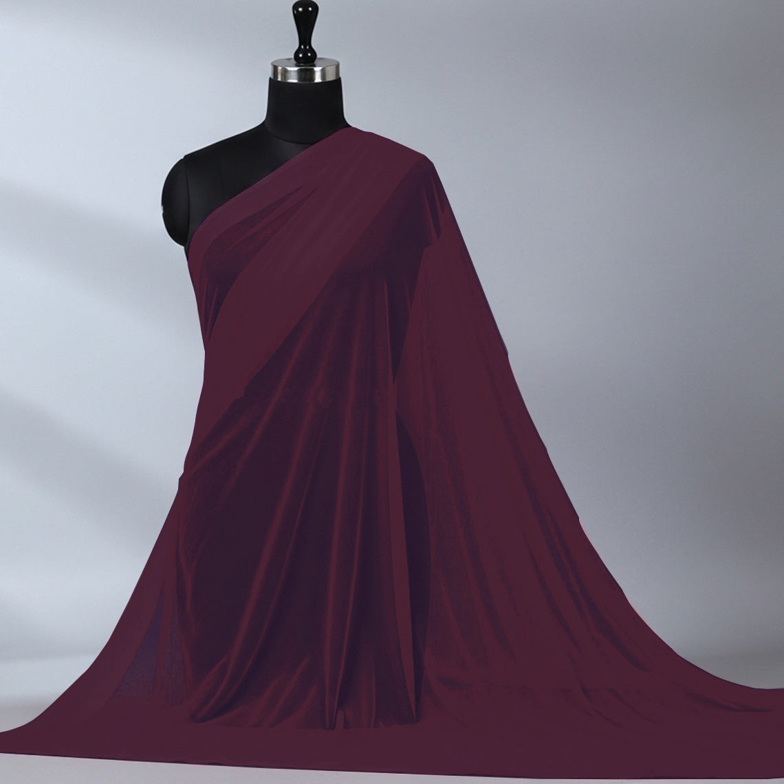 Imported Net Dupatta-Light Indigo