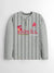 Polo Team Henley Long Sleeve Tee Shirt For Men-Grey Melange-RT322