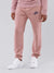 NK Terry Fleece Gathering Fit Pant Style Jogging Trouser For Men-Peach-BE2191/BR14314