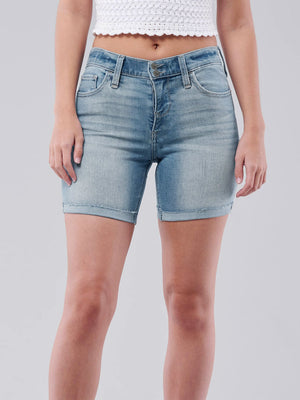 Colin's Denim Short For Ladies-Light Blue Faded-SP2424